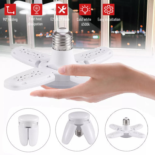 1000000 Lumens Led Garage Light Bulb Ceiling Fixture Lights E27 Workshop Lamp Us