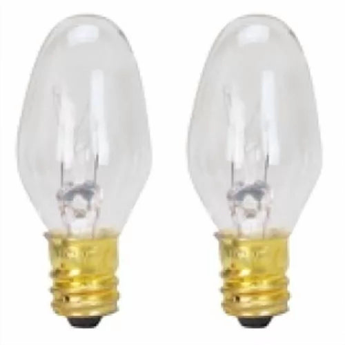 (2) Universal Clothes Dryer Light Lamp Bulb 10W 120V Volt Replaces 10C7
